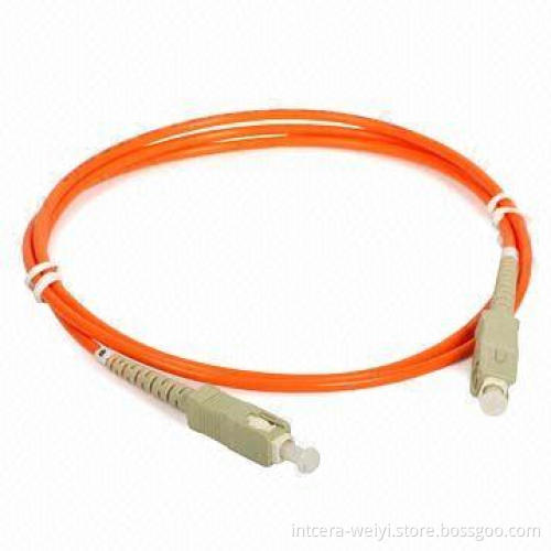 SC/PC-SC/PC Multiple Mode Simplex Fiber Patch Cord with IL<0.2db and RL>60dB